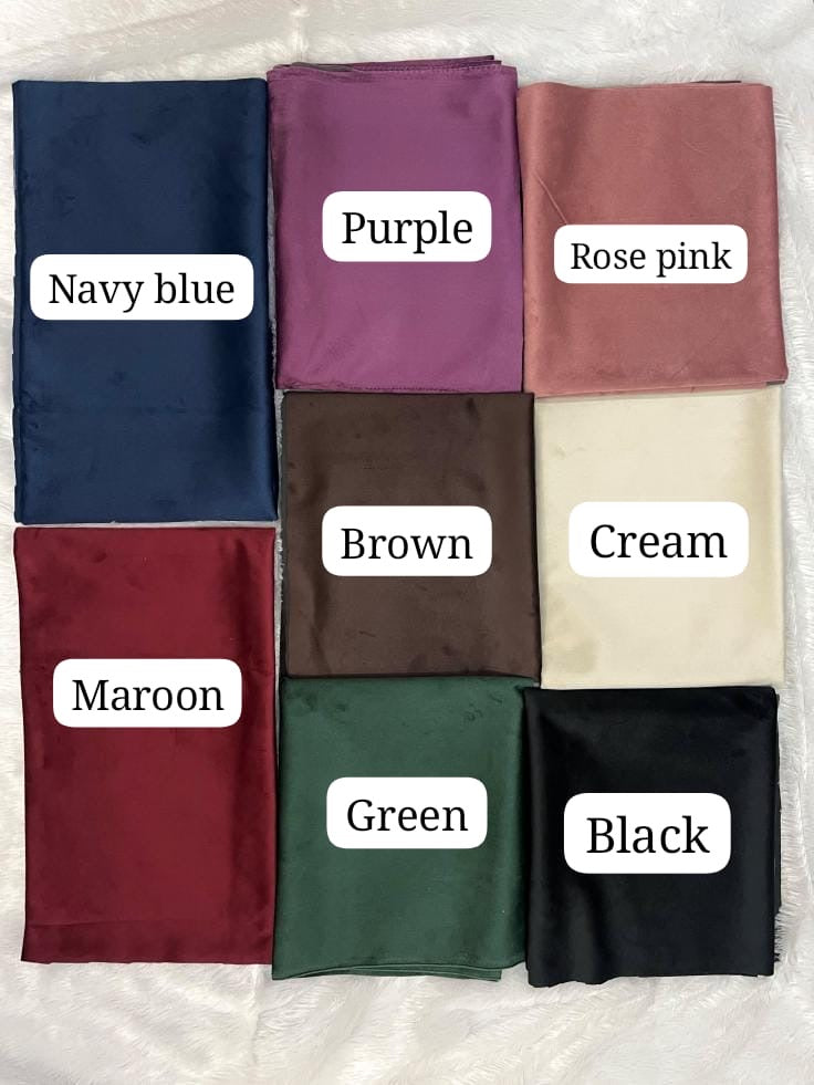 Plain/Customised Soft Velvet Prayer Mat - Rectangle - For 8 - 14 years