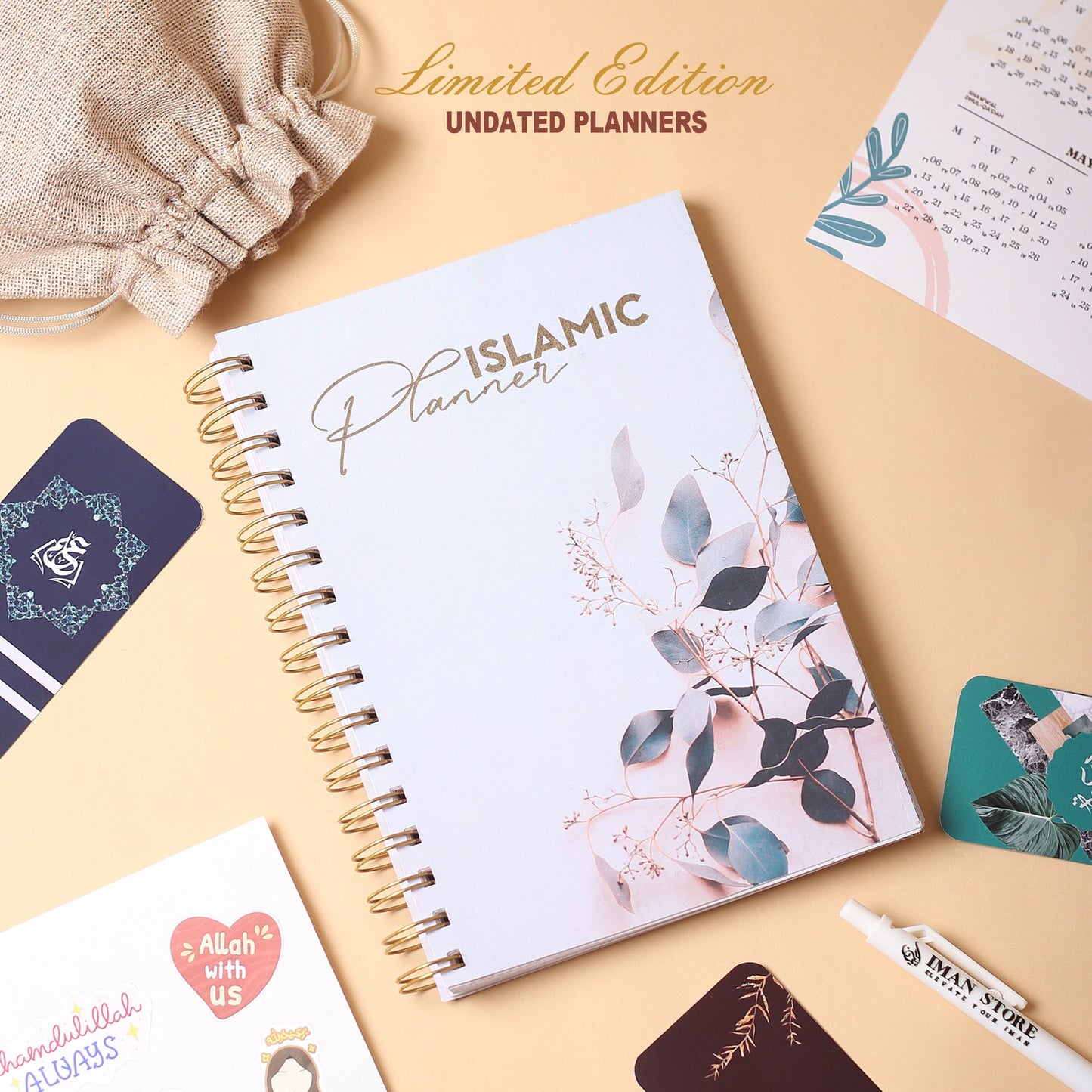 Islamic Undated Planner - Floral Radiance