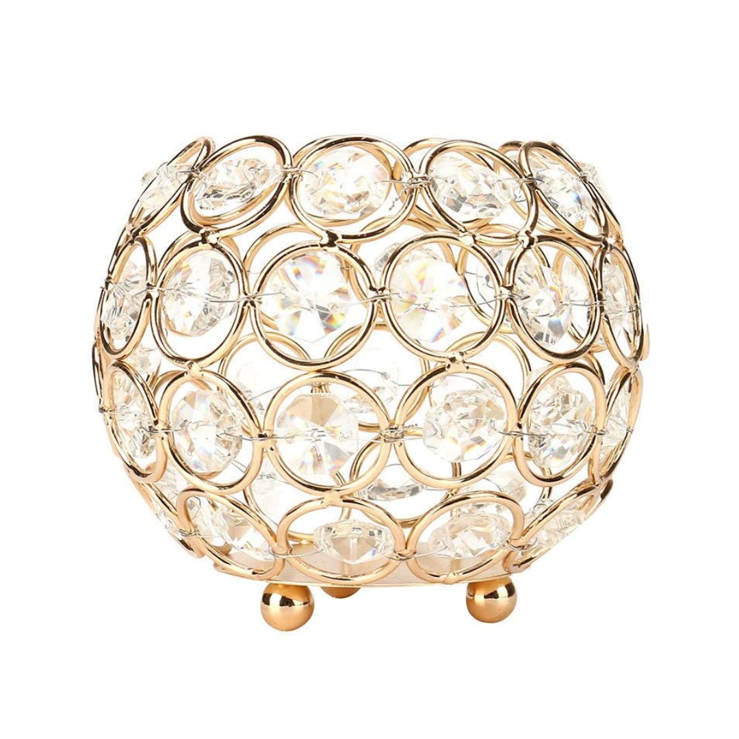 Crystal Votives Bowl Candle Holders Tealight Candle