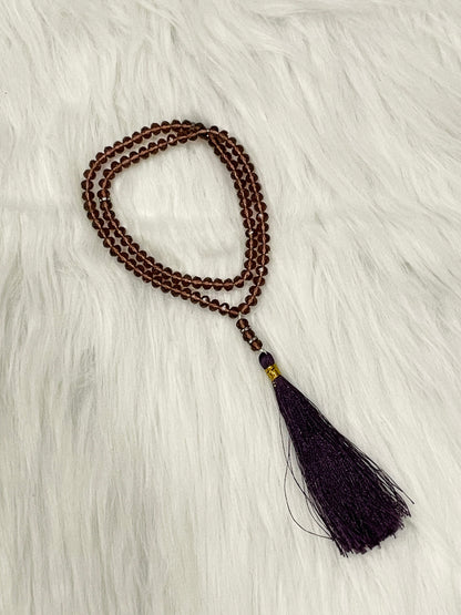 Coffee Brown Crystal Beads Tasbeeh | Prayer beads