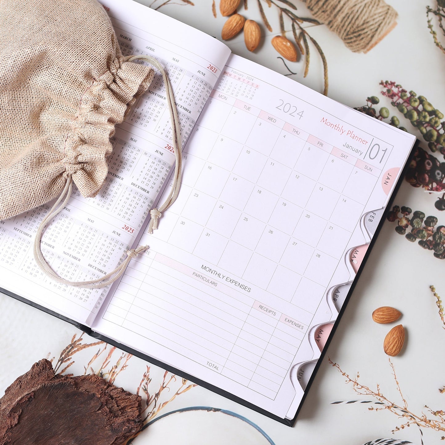 Yearly Planner - Vibrant Sunset