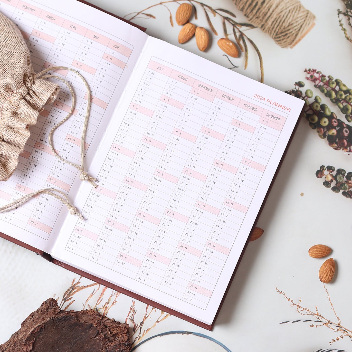 Yearly Planner - Vibrant Sunset