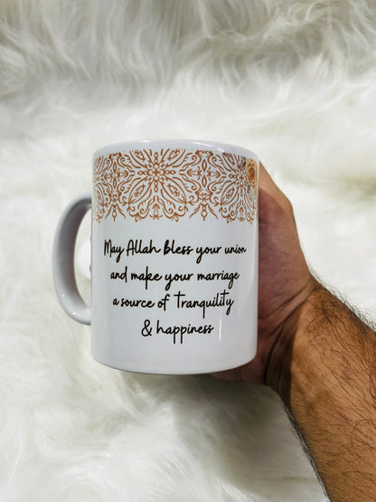 Personalised Couple mugs | Wedding Gift | Anniversary Gift | Islamic Gift