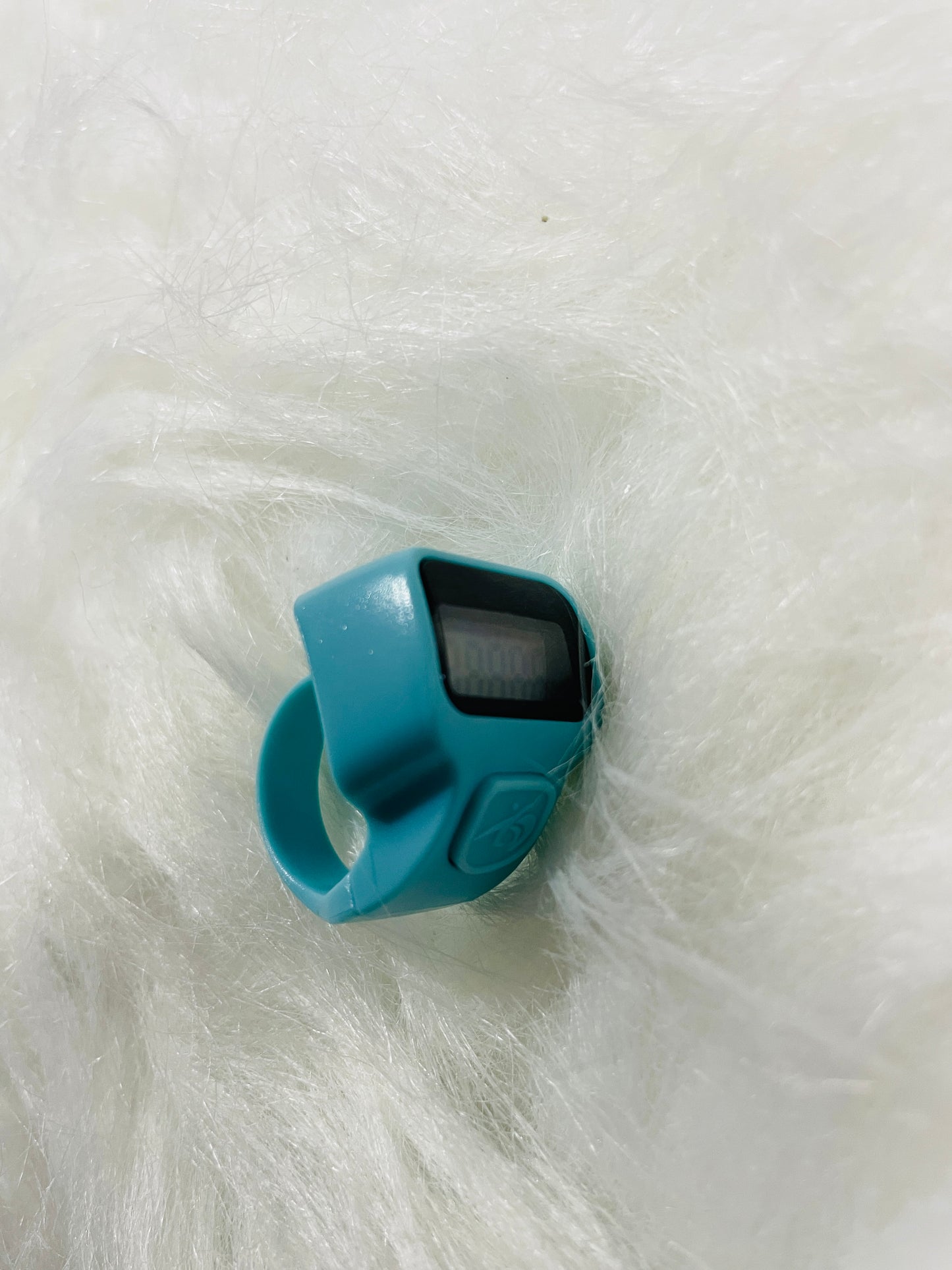 Sky Blue Ring Counter | Finger Counter | Digital Tasbih